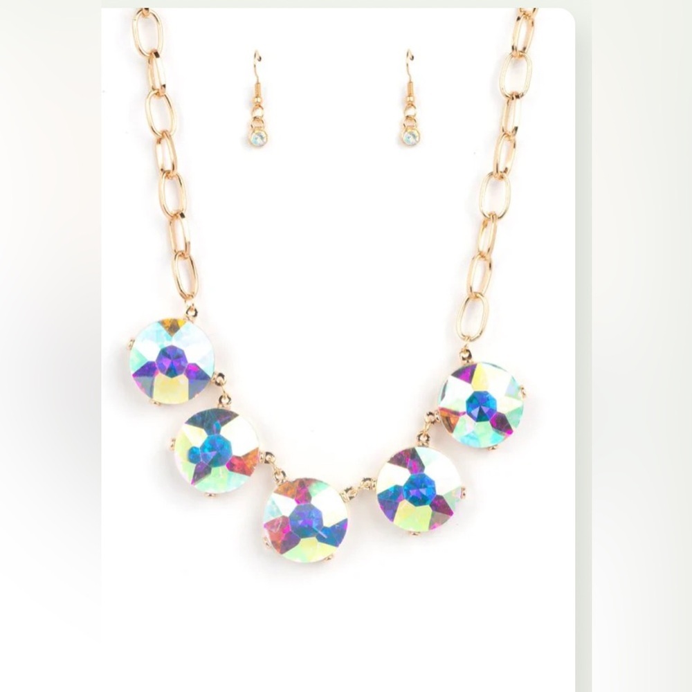 Paparazzi Necklace set~ Limelight Luxury